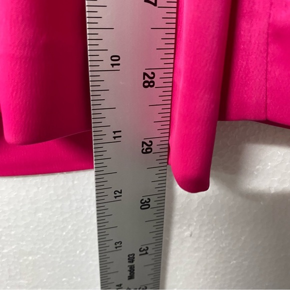 Anne Klein Dress Pants 10 Pink Wide Leg Stain Careerwear Business Barbiecore - Picture 6 of 11